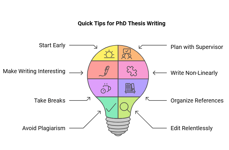 tips for phd thesis writing